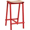 Image de Hay - Tabouret haut Taburete - Rouge - Contreplaqué - Designer Marc Morro