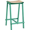 Image de Hay - Tabouret haut Taburete - Vert - Contreplaqué - Designer Marc Morro