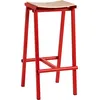 Image de Hay - Tabouret haut Taburete - Rouge - Contreplaqué - Designer Marc Morro