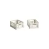 Image de Hay - Lot de 2 paniers Colour Crate - Blanc - Polypropylène recyclé - Designer Hay Studio