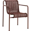 Image de Hay - Fauteuil de repas Palissade Cord - Rouge - Corde tissu polyester recyclé - Designer Ronan & Erwan Bouroullec
