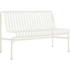 Image de Hay - Banc avec dossier Palissade - Blanc - Acier - Designer Ronan & Erwan Bouroullec