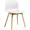 Image de Hay - Chaise About a chair - Blanc - Polypropylène recyclé - Designer Hee Welling