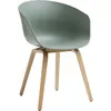 Image de Hay - Fauteuil About a chair - Vert - Polypropylène recyclé - Designer Hee Welling