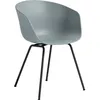 Image de Hay - Fauteuil About a chair - Bleu - Polypropylène recyclé - Designer Hee Welling