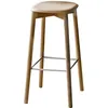 Image de Hay - Tabouret de bar Soft Edge - Bois naturel - Chêne massif verni - Designer Iskos-Berlin