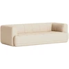 Image de Hay - Canapé 3 places ou + Quilton - Beige - Mousse PU - Designer Nipa Doshi