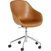 Image de Hay - Fauteuil à roulettes About a chair - Marron - Polypropylène renforcé - Designer Hee Welling