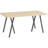 Image de Hay - Table rectangulaire Loop - Bois naturel - Placage de chêne - Designer Leif Jorgensen