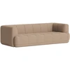 Image de Hay - Canapé 3 places ou + Quilton - Beige - Mousse PU - Designer Nipa Doshi