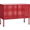 Image de Hay - Buffet Perforated Cabinet - Rouge - Acier thermolaqué - Designer Muller Van Severen