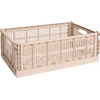 Image de Hay - Panier Colour Crate - Rose - Polypropylène recyclé - Designer Hay Studio