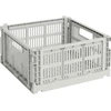 Image de Hay - Panier Colour Crate - Gris - Polypropylène recyclé - Designer Hay Studio