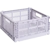 Image de Hay - Panier Colour Crate - Violet - Polypropylène recyclé - Designer Hay Studio