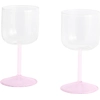 Image de Hay - Verre à vin tint - Rose - Verre borosilicaté
