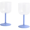 Image de Hay - Verre à vin tint - Bleu - Verre borosilicaté