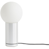 Image de Hay - Lampe de table Turn On - Argent - Verre opalin - Designer Joel Hoff
