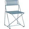 Image de Hay - Chaise empilable X-Line - Bleu - Tôle d'acier perforée - Designer Niels Jørgen Haugesen