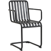 Image de Hay - Fauteuil de repas Palissade - Noir - Acier thermolaqué - Designer Ronan & Erwan Bouroullec