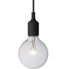 Image de Muuto - Suspension E27 - Noir - Silicone - Designer Taf Architects