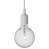 Image de Muuto - Suspension E27 - Gris - Silicone - Designer Taf Architects
