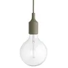 Image de Muuto - Suspension E27 - Vert - Silicone - Designer Taf Architects