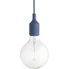 Image de Muuto - Suspension E27 - Bleu - Silicone - Designer Mattias Stahlbom