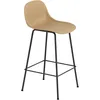 Image de Muuto - Chaise de bar Fiber - Marron - Matériau composite recyclé - Designer Iskos-Berlin