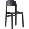 Image de Muuto - Chaise Workshop - Noir - Chêne laqué - Designer Cecilie Manz