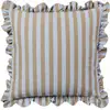 Image de BROSTE COPENHAGEN - Housse de coussin Ina - Bleu - Coton