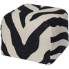 Image de BROSTE COPENHAGEN - Pouf ZEBRA - Noir - Micro-billes EPS