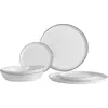 Image de BROSTE COPENHAGEN - Set vaisselle Salt - Blanc - Porcelaine émaillée