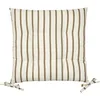 Image de BROSTE COPENHAGEN - Coussin d'assise Franca - Marron - Coton