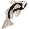 Image de BROSTE COPENHAGEN - Tapis Koi - Noir - Laine