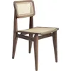 Image de Gubi - Chaise Gascoin - Bois naturel - Cannage de rotin - Designer Marcel Gascoin
