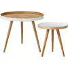 Image de Bloomingville Table basse Cappuccino, blanc, bambou