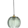 Image de Bloomingville - Suspension Suspension - Vert - Verre texturé