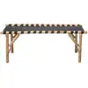 Image de Bloomingville Vida Bank, Noir, Bambou