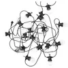 Image de Bloomingville Nero String Light, Noir, Plastique