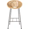 Image de Bloomingville Chaise de bar Yonne, Nature, Rotin