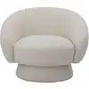 Image de Bloomingville Chaise Ted, Blanc, Polyester