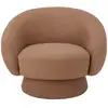 Image de Bloomingville Chaise Ted, Marron, Polyester