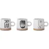 Image de Bloomingville Eliana Mug, Gris, Grès