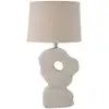 Image de Bloomingville Lampe de table Cathy, Blanc, Grès