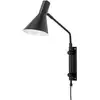 Image de Bloomingville Lampe murale Edil, Noir, Métal