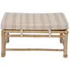 Image de Bloomingville Pouf Korfu Module, Nature, Bambou