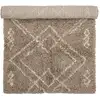Image de Bloomingville Tapis Edea, Marron, Coton