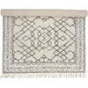 Image de Bloomingville Tapis Jaqueline, Blanc, Coton
