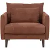 Image de Creative Collection Fauteuil Thess, Marron, FSC®Mélanger, retrouver Poly