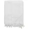 Image de Bloomingville Niccoline Plaid, Blanc, Coton